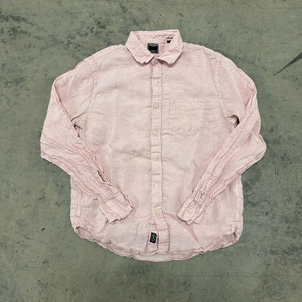 Todd Snyder Pink Summerweight Favorite Button Down Shirt‎